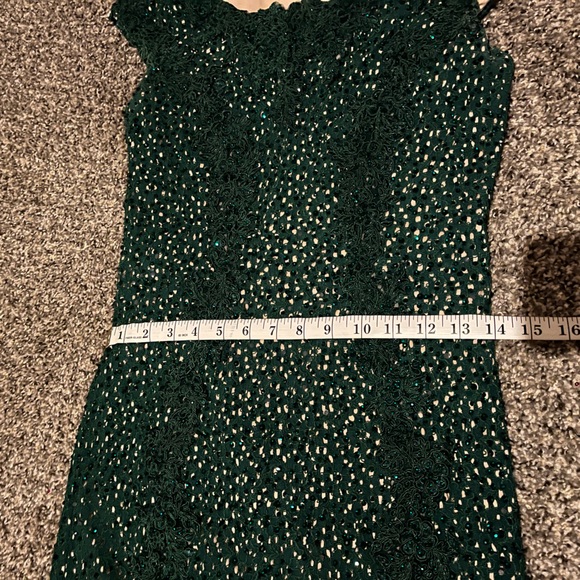 LARA Lace & Beaded Emerald Evening Gown NEW - Picture 15 of 16